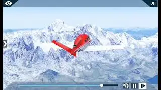 Cirrus Vision Jet climbing to 30,000' for close up view of Mt. Everest (XPlane Mobile).