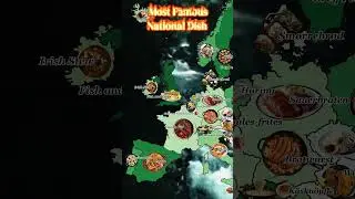 Famous National Dishes of Europe #Map #Europe