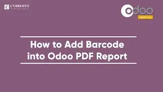How to Add Barcode on Odoo Pdf Report | Odoo Technical Videos