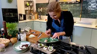 Ostronmajonnäs med kålrabbi och körvel
