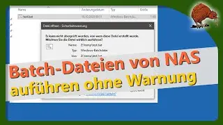 Windows: Batch-Dateien vom Netzlaufwerk ausf&uuml;hren ohne Warnung