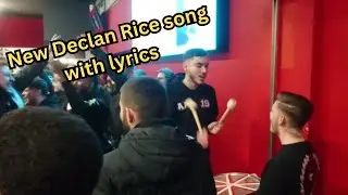 Arsenal fans sing new Declan Rice song with lyrics. Ashburton Army Drummer. Not sure about this one!