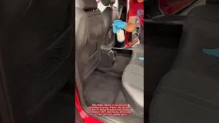 Car Seat Back Cleaning and Interior Detailing
