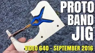Prototype catapult band jig