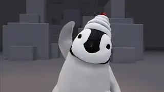 2 silly penguins mess with Megawood