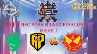 (SRG vs FCAP) MLBB MSC 2024 (Grand Final) (Game 1)