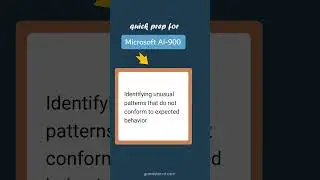 Anomaly Detection Definition - Microsoft AI-900