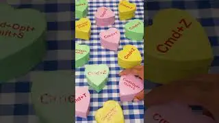 Make a DIY Giant Box of Candy Hearts 😱🍭💙 #Photoshop #shorts