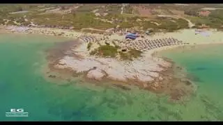 4K Ammolofoi beach, Nea Peramos (Greece)/4K Плаж Амолофои, Неа Перамос (Гърция)