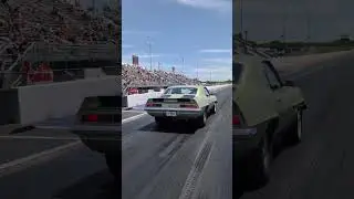 First pass on the strip on Map 1 #teamfirepunk #69camaro #duramax #rossler #waglercompetition