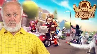 Coffin Dodgers Gameplay First Look Part 1 | OLD PEOPLE + MARIO KART