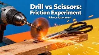 Amazing Friction Experiment with Scissors | Simple Science Experiment at Home