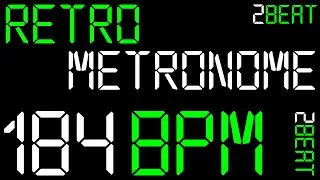 RETRO METRONOME 184BPM 2BEAT  #Running #Cadence #Metronome
