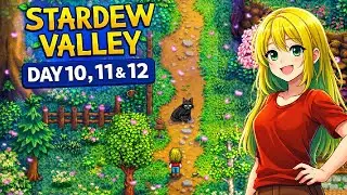Starting My Dream Farm! 🌱 Stardew Valley Spring 10, 11, 12  Year 1 &ndash; Relaxing No Commentary Gameplay