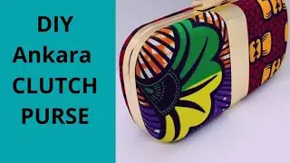 DIY TUTORIAL: ANKARA BEAUTIFULLY STONED CLUTCH #africaprint