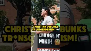 TR*NS GETS DEBUNKED BY CHRISTIAN! 😳🏳️&zwj;⚧️