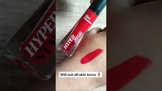 Blue Heaven Hyper Stay Liquid Matte Lipstick💄💄Lava Red#affordable#blueheavenlipstick#short#yt