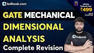 Complete Revision of Fluid Mechanics | Dimensional Analysis Problems for GATE 2021