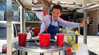 Non-Stop Order! Clean and Fresh Watermelon Juice Making | Street Food Summer Fruit Juice