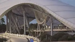 Current Update on TRON COASTER from PeopleMover 12/4/2022- Magic Kingdom WDW Florida