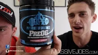 POG PreOG Pre-Workout Supplement Review - MassiveJoes.com RAW Review PRE OG Physiques of Greatness