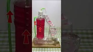 Mini waterfall for plastic 💡( handmade) #followforfollowback #viral #youtubeshorts #trending