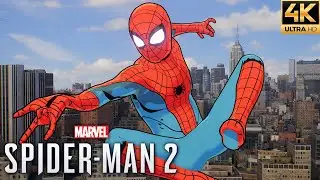 Marvel's Spider-Man 2 PC - YFNSM Classic Suit Free Roam Gameplay Mod (4K 60FPS)