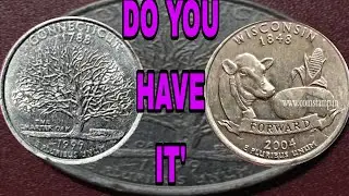 RARE State Quarters Worth BIG Money! 1999-P Connecticut & 2004-D Wisconsin Coins?