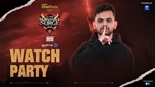 Watchparty | AA Play Survival Surge - Chapter 1 | Last Stream Before IQOO LAN .....