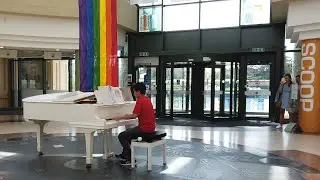 I Played Elton John Your Song in Public Gets a Wedding Proposal Cole Lam 12 Years Old