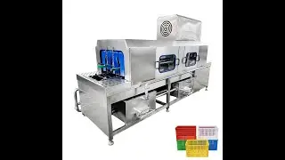 LK-XK3500 Industrial Baking Tray & Mold Crates Basket Washer Air Dryer Machine