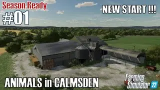WELCOME TO CALMSDEN ! | ANIMALS in CALSMDEN #01 | FS22 Gameplay | PS5/HD