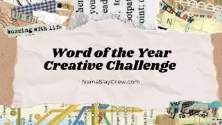 Word of the Year Art Journal Collage