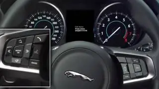How to use the steering wheel controls with InControl Touch | Jaguar F-PACE (16MY)