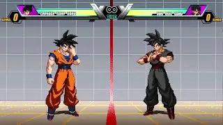 Capsule Corp Goku vs Evil Goku | Hero of Hope vs Dark Reflection | Jump Force Mugen V6 Showdown