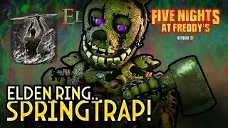 Elden Ring: dá pra zerar sendo o SPRINGTRAP de FNAF?!