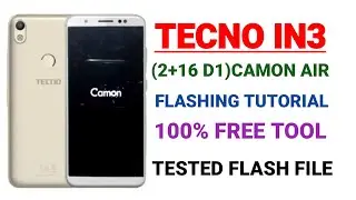 Tecno IN3 2+16 D1 Tecno Camon Air hang on logo problem fix by flashing without box