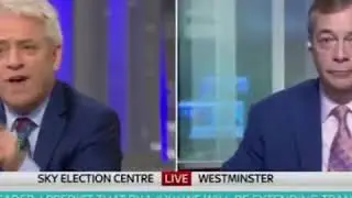 Nigel Farage and John Bercow go at it