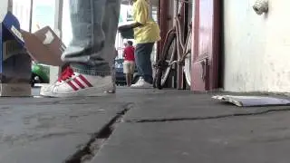New Orleans street performers: tap dancing kids