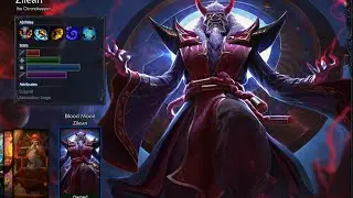 Blood Moon Zilean Skin Spotlight Gameplay 1080p HD