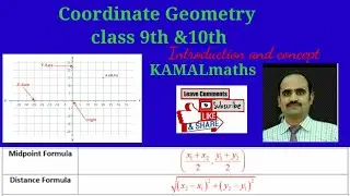Coordinate Geometry|| Cartesian Plane #Distance Formula #Section Formula #Mid Point Formula#