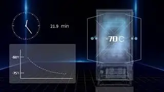 Meling  Dual Cooling System -86℃ ultra low temperature freezer DW-HL780