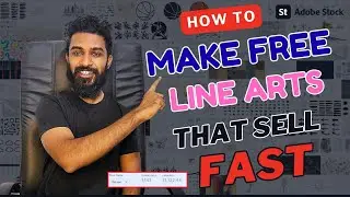 The SECRET to Creating VECTOR LINE ARTS That Sell FAST on Adobe Stock