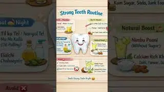 Strong teeth routine#strong food#comment#share#like#love#subscribe