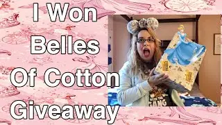 I Won Belles Of Cotton Giveaway
