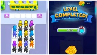 Bus jam Level 22 Walkthrough Solution 