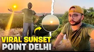Viral Sunset Point In Delhi  | दिल्ली का सबसे पहला किला | Lal Kot #sunsetview #dailyvlog