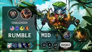 Rumble Mid vs Yasuo - NA Challenger Patch 10.16