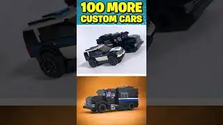 Я построил специальные машины Lego для полиции моего города!