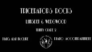 Piano Backing Track, 'Triceratops Rocks' - Lumsden & Wedgwood. 